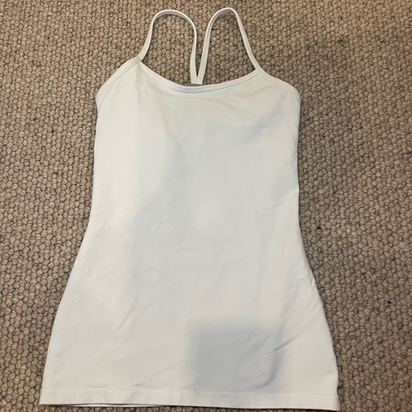 White Lululemon tank top - Picture 2 of 2